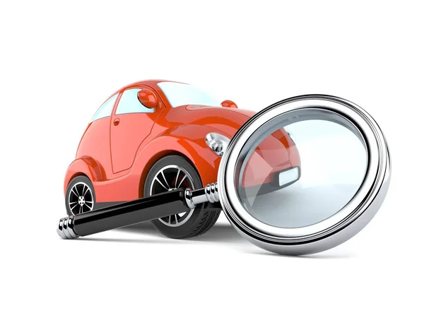 Voiture avec loupe — Photo