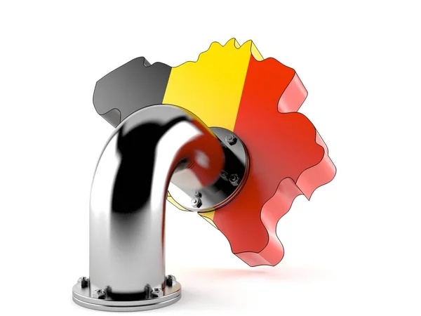 Alemania país con oleoducto —  Fotos de Stock