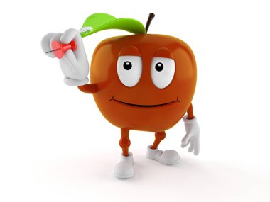 El raptiye tutan Apple karakteri