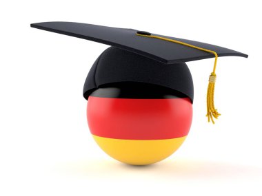 Alman bayraklı havan topu