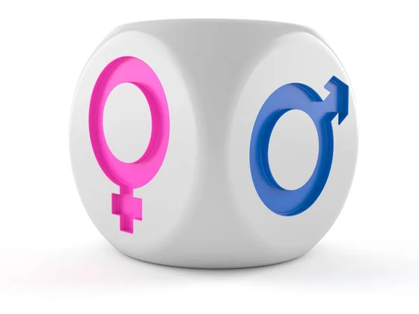 Dados de género — Fotografia de Stock