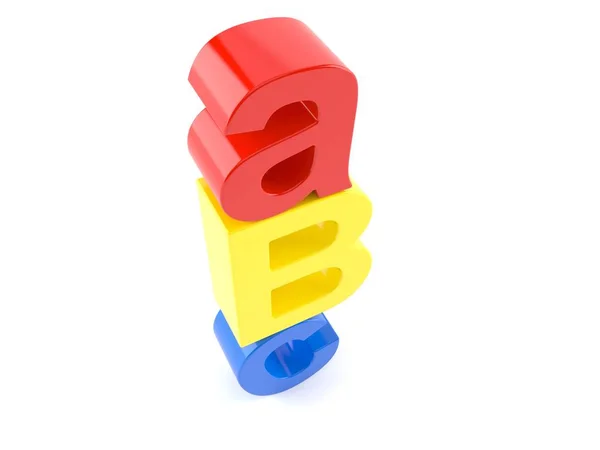 ABC letters — Stock Photo, Image