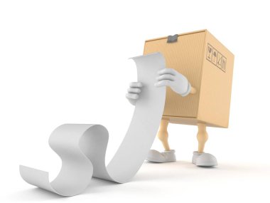 Paket karakter okuma listesi