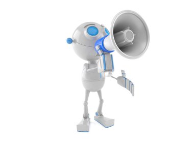 Robot konuşma yalak megafon