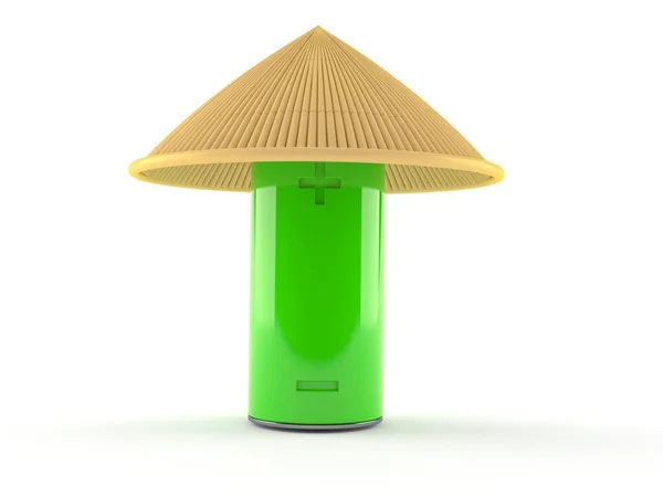 Battery Chinese Hat — Stock Photo, Image