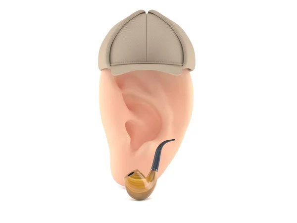 Kulak Dedektif Şapkası — Stok fotoğraf