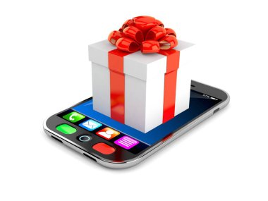 Akıllı telefondan hediye kutusu