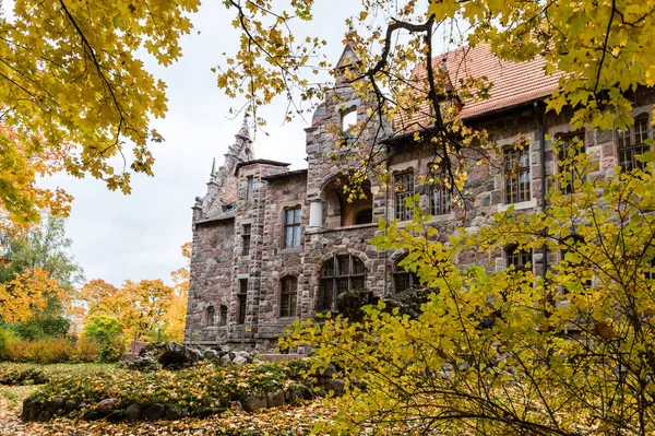 Cesvaine Letonia Octubre 2018 Cesvaine Palace Hermoso Día Otoño —  Fotos de Stock