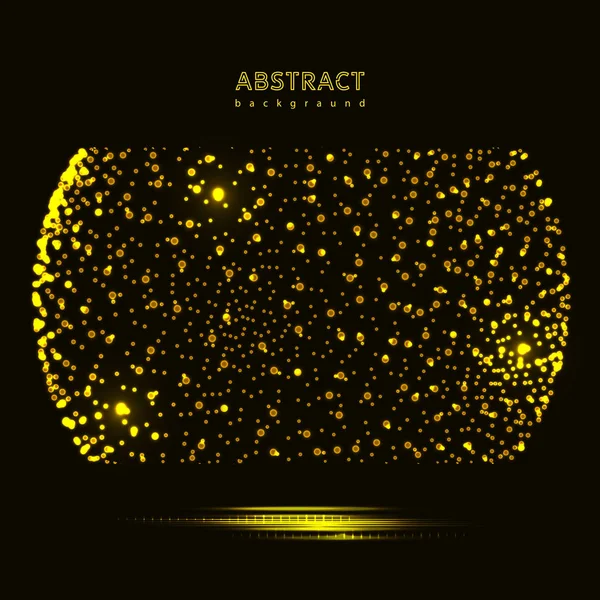 Visualisation Abstraite Des Mégadonnées Flux Données Graphiques Emmêlés Données Fils — Image vectorielle