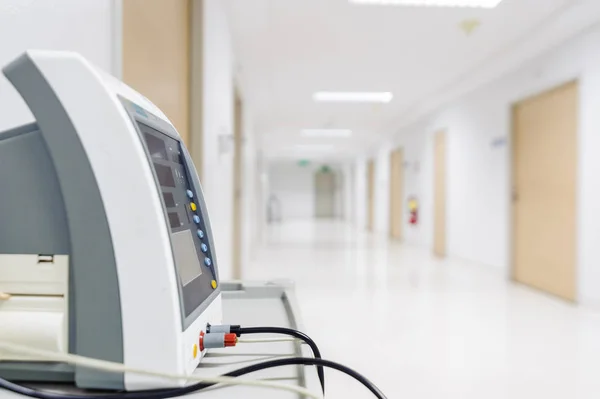 Vital Signs Patient Monitor Placed Corridor Hospital — Stock Photo, Image