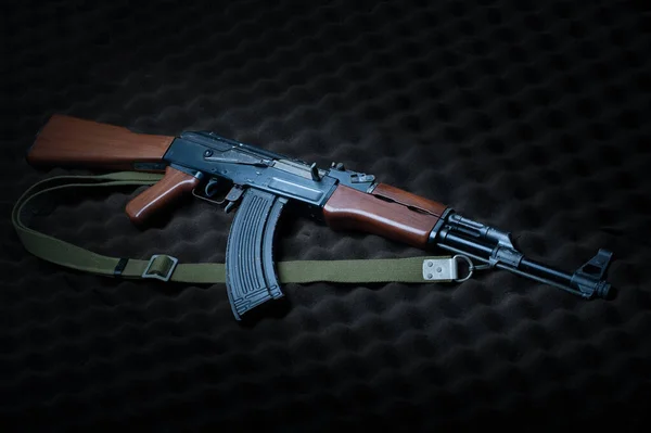 Senapan Serbu Terkenal Rusia Kalashnikov Yang Paling Populer Dan Banyak Stok Foto