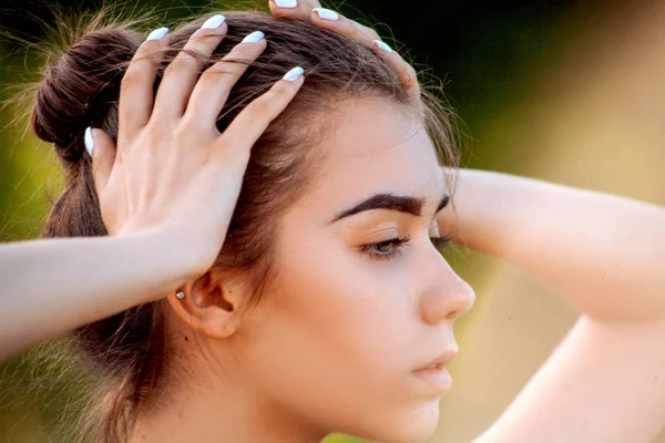 Sensual Ballerina Nature Summer — Stock Photo, Image