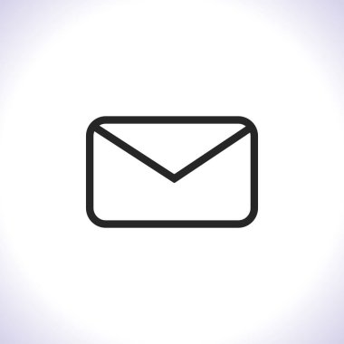 SMS vektör simgesi. Lorem Ipsum İllüstrasyon Tasarımı