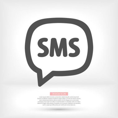 Vektör simgesi, web için tasarım illüstrasyonu. Düz biçim