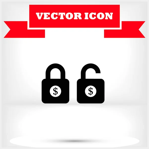 Icono Del Vector Eps Diseño Plano — Vector de stock