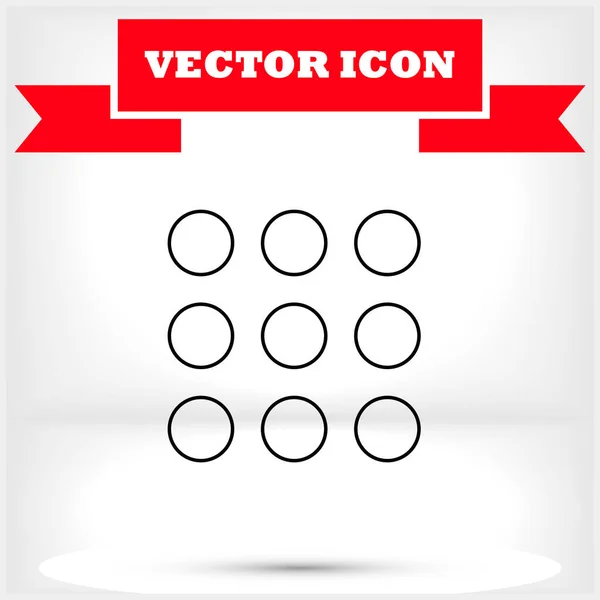 Vector Icon Eps Flat Design — Stock Vector