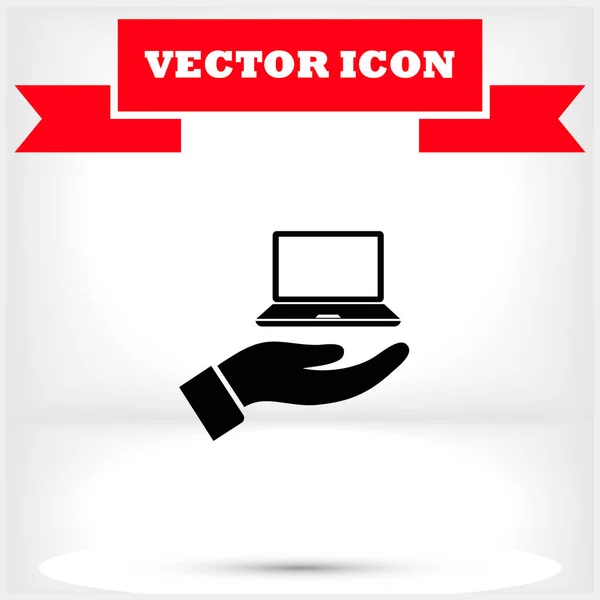 Vector Icon Eps Flat Design — Stock Vector