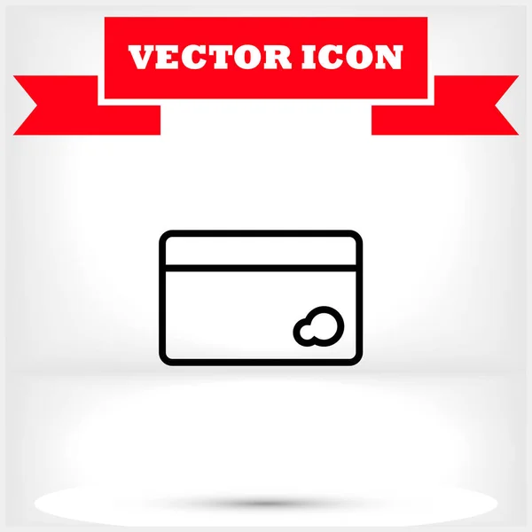 Vector Icon Eps Flat Design — Stock Vector