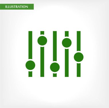 Uygulamanız için vektör resmi. Simge en yüksek kalitede 10 ep ile yapılır.