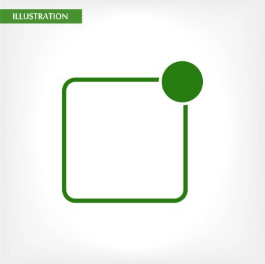 Uygulamanız için vektör resmi. Simge en yüksek kalitede 10 ep ile yapılır.