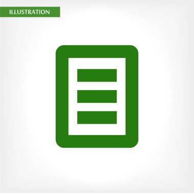 Uygulamanız için vektör resmi. Simge en yüksek kalitede 10 ep ile yapılır.