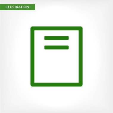 Uygulamanız için vektör resmi. Simge en yüksek kalitede 10 ep ile yapılır.