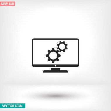 Uygulamanız için vektör resmi. Simge şu şekilde yapılır: