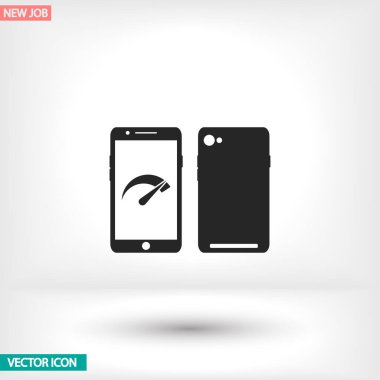 Uygulamanız için vektör resmi. Simge şu şekilde yapılır: