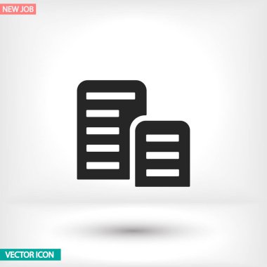 Uygulamanız için vektör resmi. Simge şu şekilde yapılır: