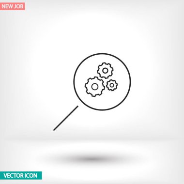 Uygulamanız için vektör resmi. Simge şu şekilde yapılır: