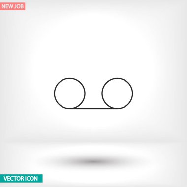 Uygulamanız için vektör resmi. Simge şu şekilde yapılır: