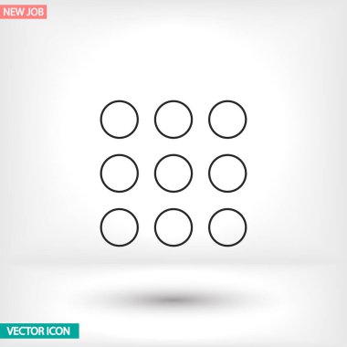 Uygulamanız için vektör resmi. Simge şu şekilde yapılır: