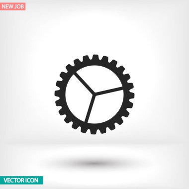 Uygulamanız için vektör resmi. Simge şu şekilde yapılır: