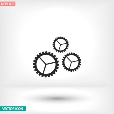 Uygulamanız için vektör resmi. Simge şu şekilde yapılır: