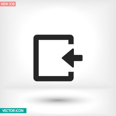 Uygulamanız için vektör resmi. Simge şu şekilde yapılır: