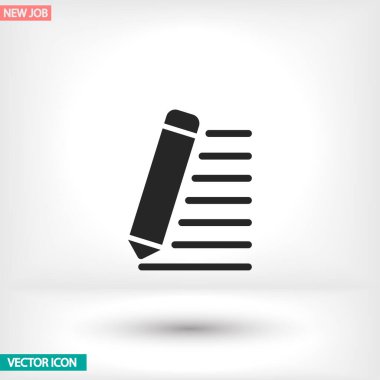 Uygulamanız için vektör resmi. Simge şu şekilde yapılır: