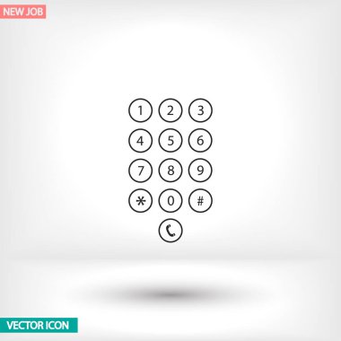 Uygulamanız için vektör resmi. Simge şu şekilde yapılır: