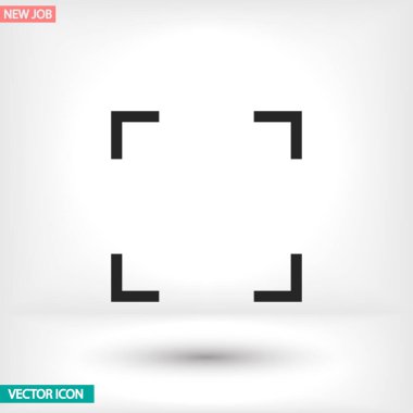 Uygulamanız için vektör resmi. Simge şu şekilde yapılır: