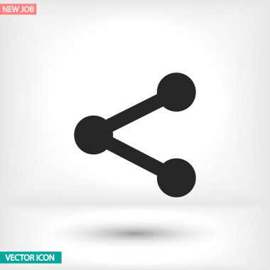 Uygulamanız için vektör resmi. Simge şu şekilde yapılır: