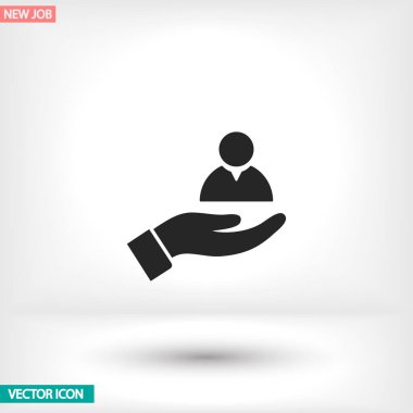 Uygulamanız için vektör resmi. Simge şu şekilde yapılır: