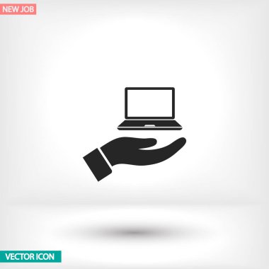 Uygulamanız için vektör resmi. Simge şu şekilde yapılır: