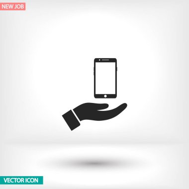 Uygulamanız için vektör resmi. Simge şu şekilde yapılır: