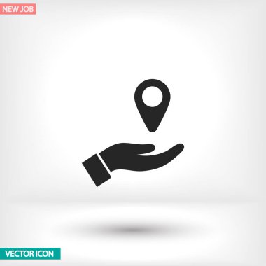 Uygulamanız için vektör resmi. Simge şu şekilde yapılır: