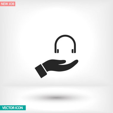 Uygulamanız için vektör resmi. Simge şu şekilde yapılır: