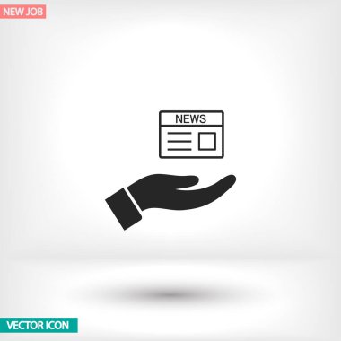 Uygulamanız için vektör resmi. Simge şu şekilde yapılır: