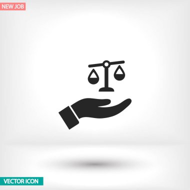 Uygulamanız için vektör resmi. Simge şu şekilde yapılır: