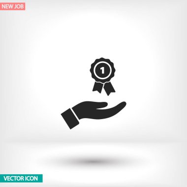 Uygulamanız için vektör resmi. Simge şu şekilde yapılır: