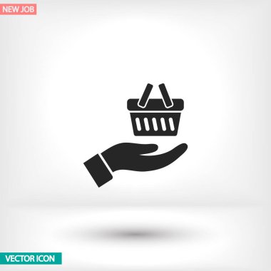 Uygulamanız için vektör resmi. Simge şu şekilde yapılır: