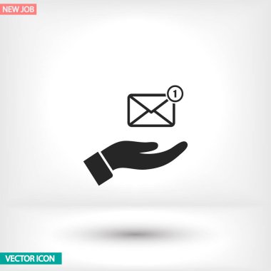 Uygulamanız için vektör resmi. Simge şu şekilde yapılır: