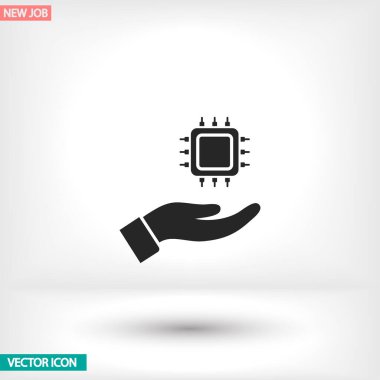 Uygulamanız için vektör resmi. Simge şu şekilde yapılır: